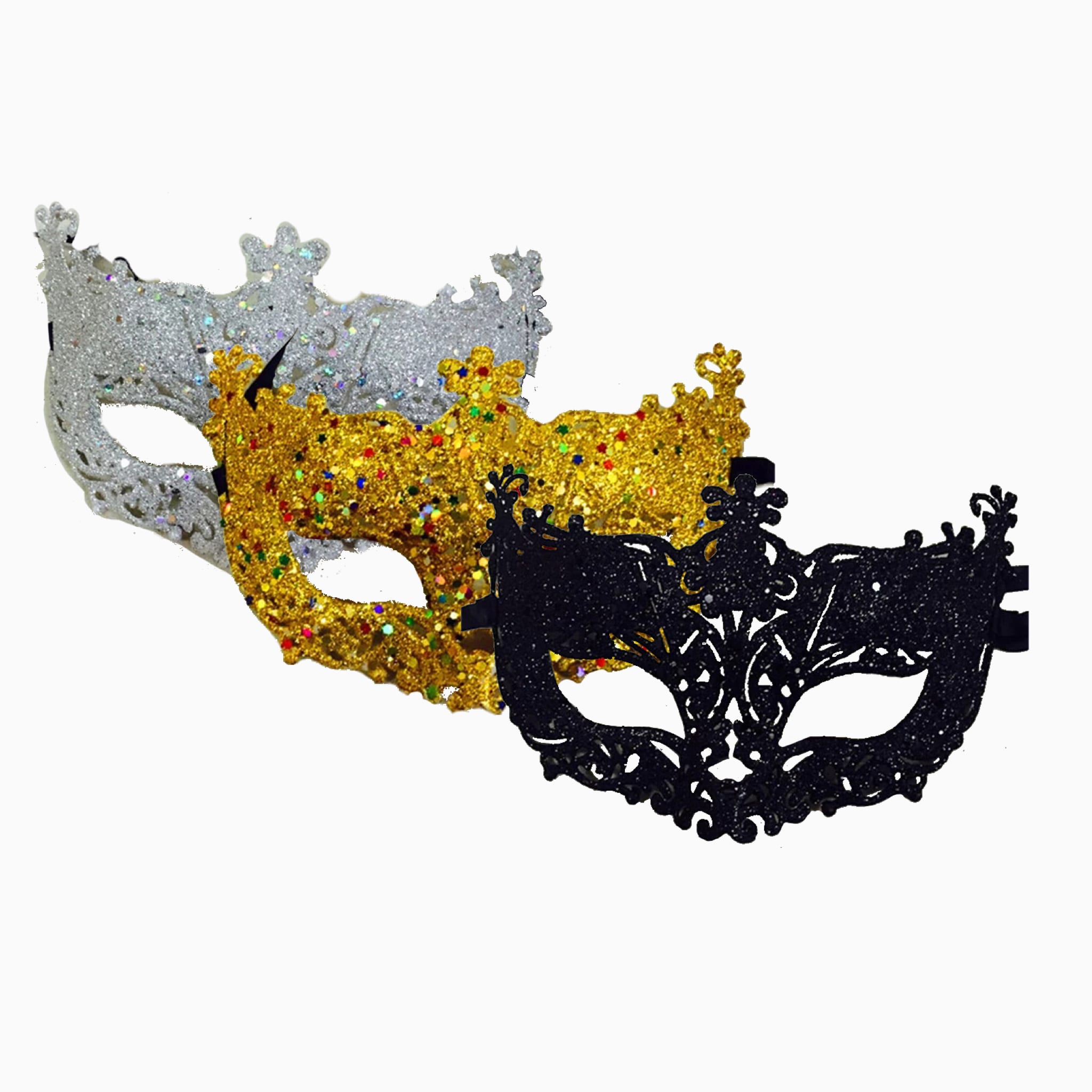 Glitter Fox Lace Mask
