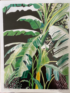 "Banana Trees" Art Print 11x14