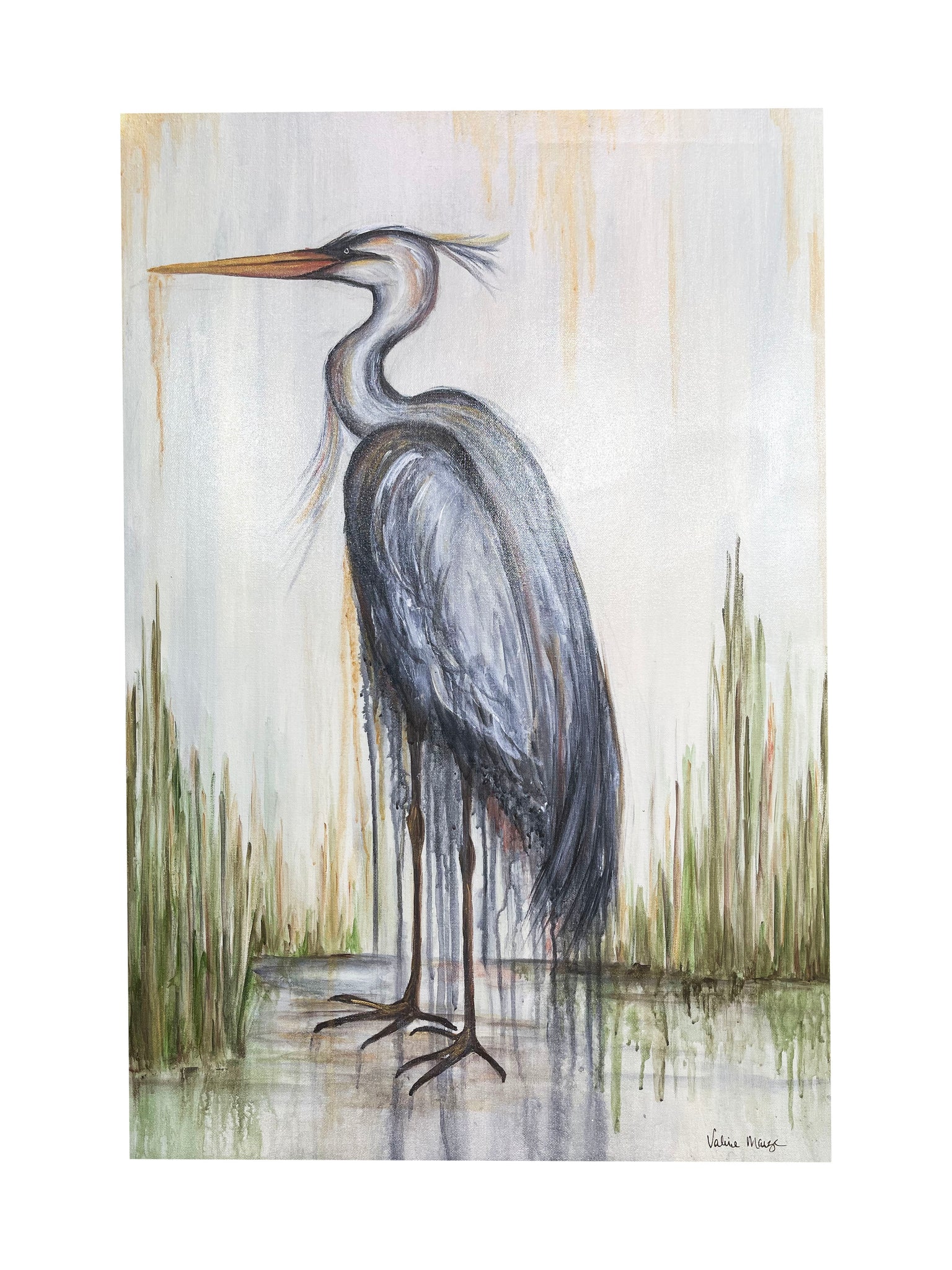 Blue Heron II Giclée Print 20X30