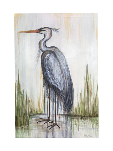 Blue Heron II Giclée Print 20X30