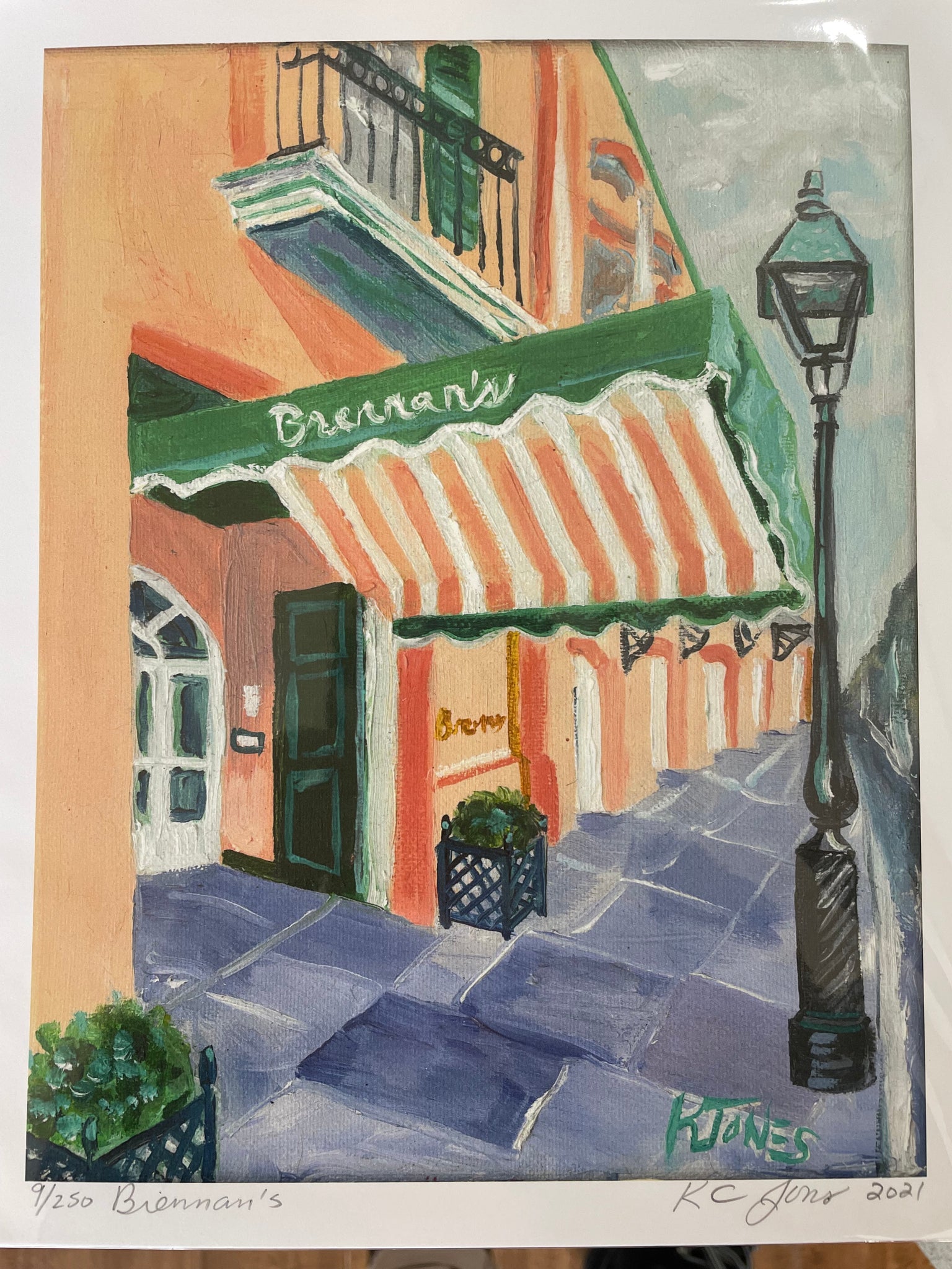 "Brennan's" Art Print 8x10