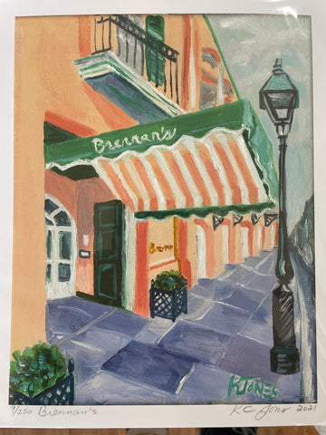 "Brennan's" Art Print 8x10