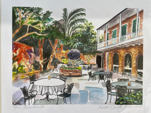 "Broussard's" Art Print 11x14