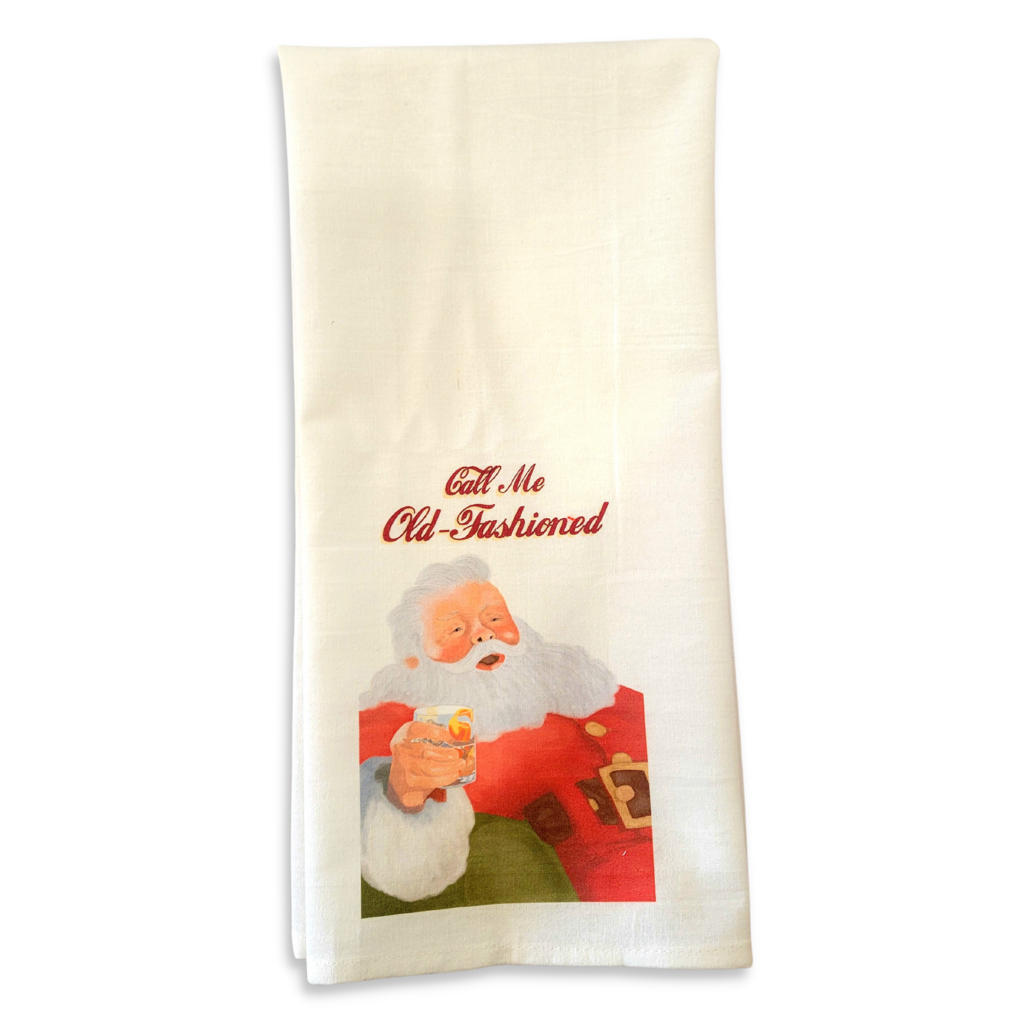 "Call Me Old Fashioned" Tea Towel