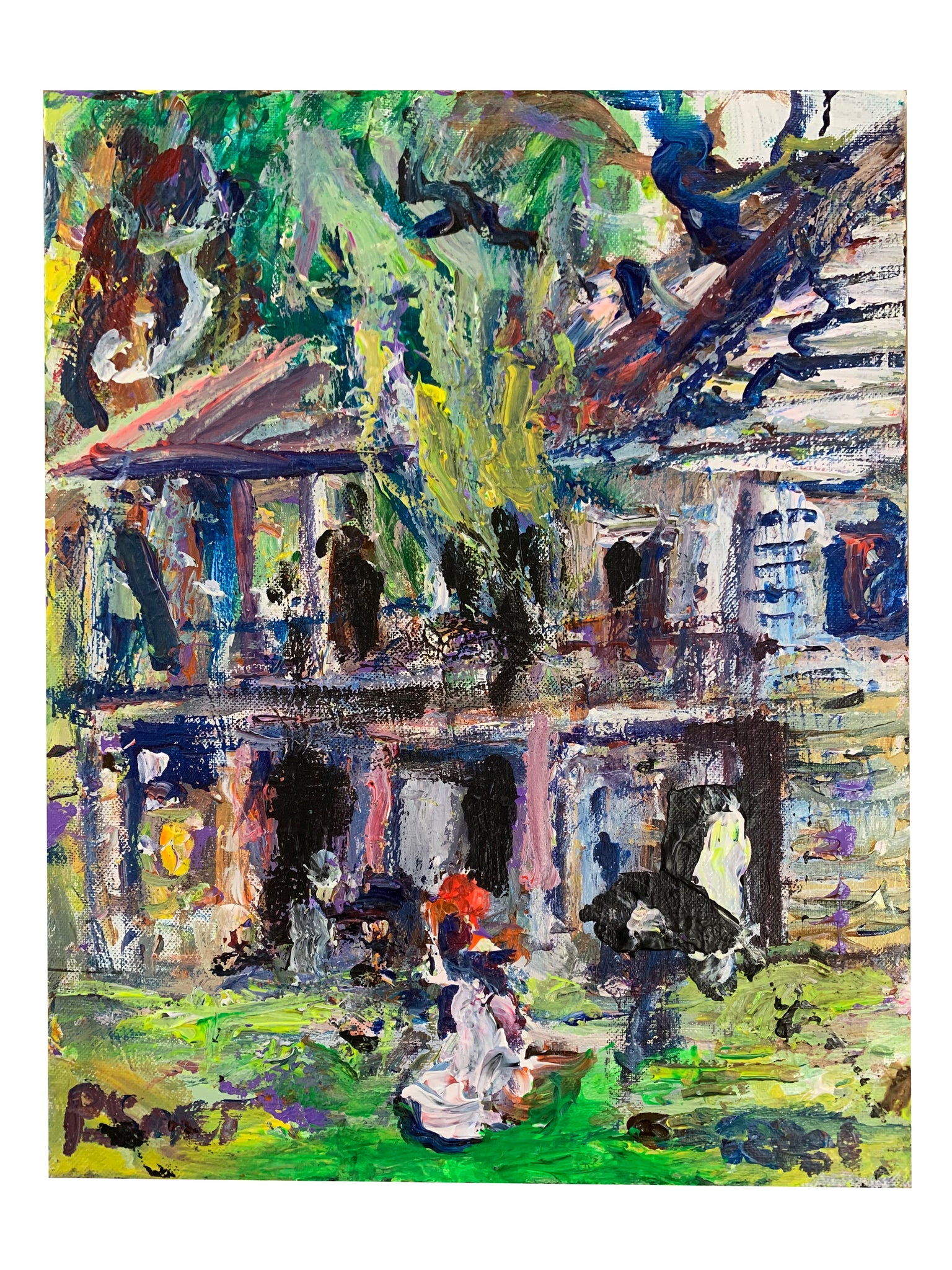 "Carroll Mansion" 11x 14