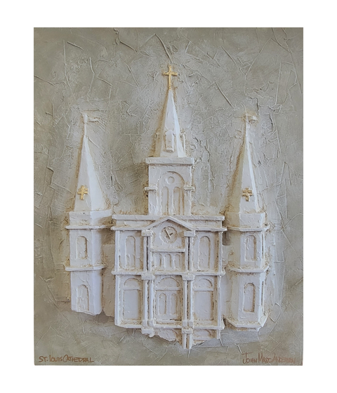 "Cathedral Detail" 28x34