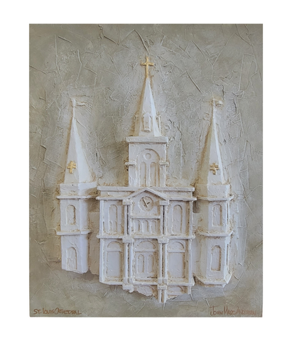 "Cathedral Detail" 28x34