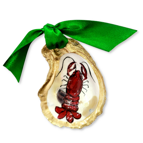 Crawfish Hand Painted Ornaments