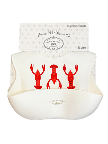 Crawfish Silicone Bib