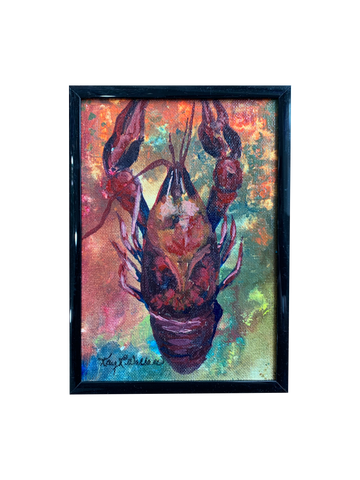 "Crawfish on Fire" 5X7 Framed