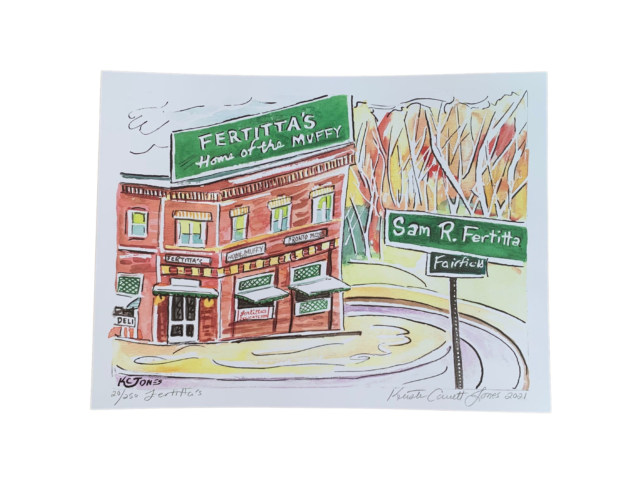 "Fertitta's" Art Print 9x12