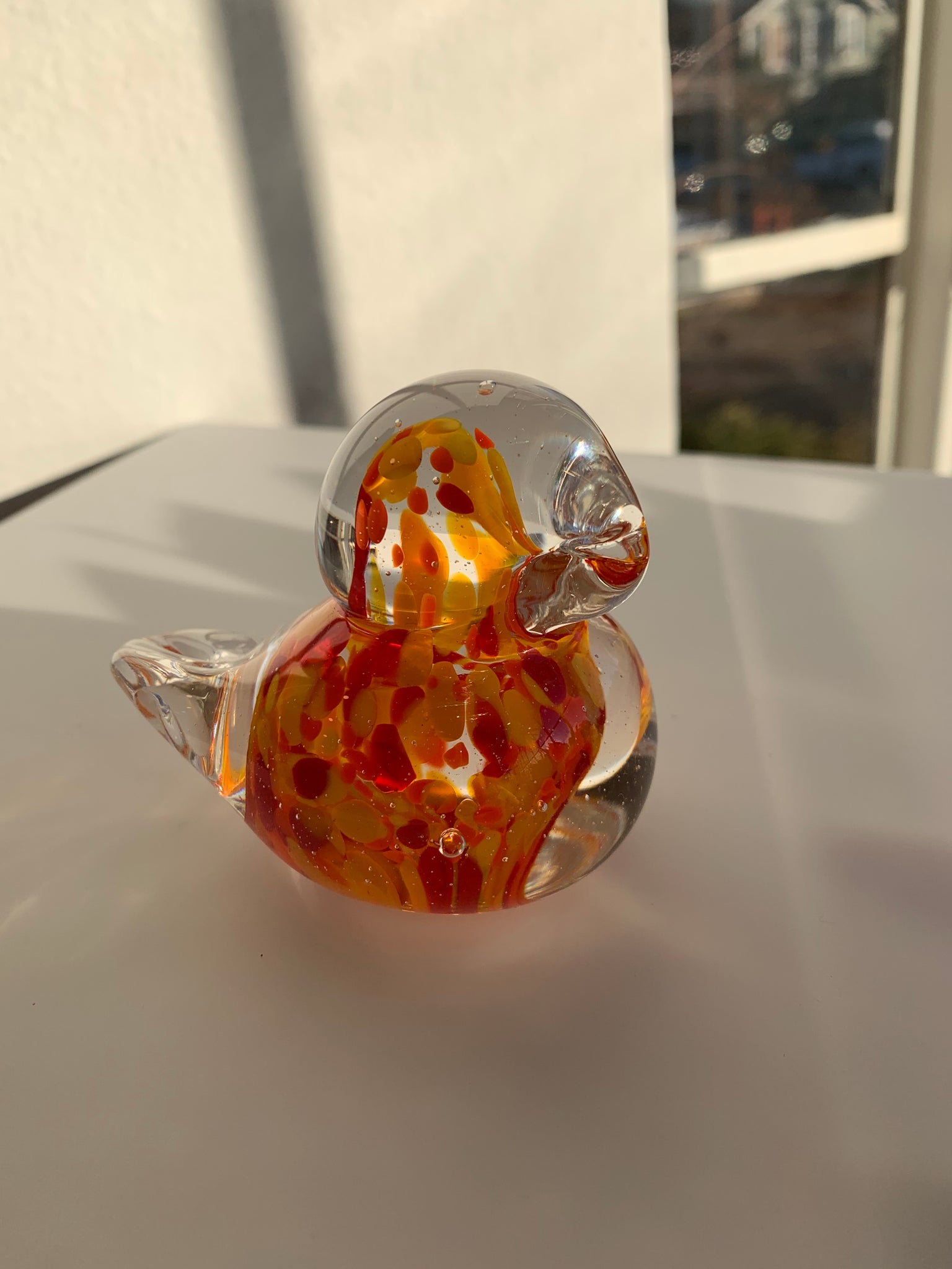 Glass Bird Paperweight - 318 Art and Garden