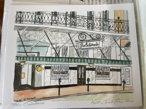 "Galatoire's" Art Print 8x10