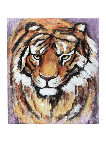 Geaux Tiger Giclée Canvas Print 20X25