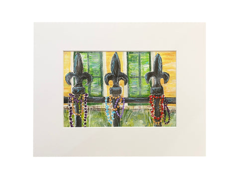 "Hangin' Out" Giclée Print with Mat (8"x10")