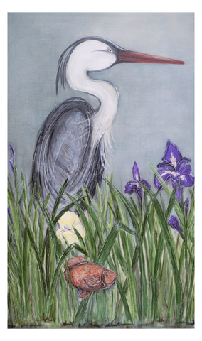 "Hide and Seek I" Canvas Reproduction 18x30