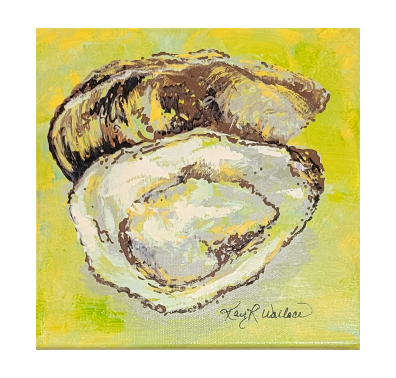 "Hot Potato Oyster" by Kay Wallace 8x8