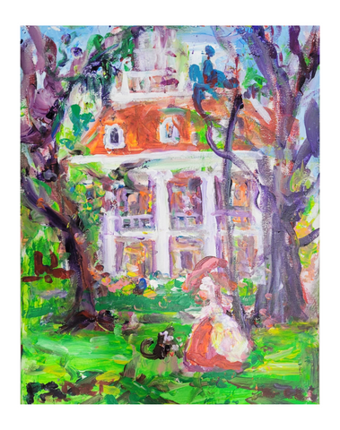 "Houmas House" by Partick Sart 16x20