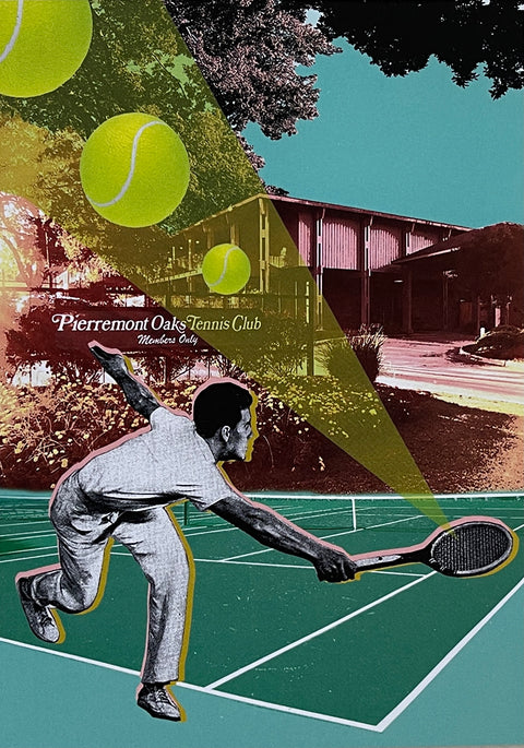 "Pierremont Oaks Tennis Club" 5X7 Canvas Print