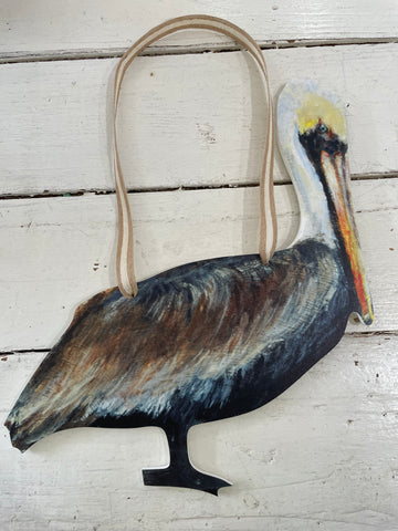 Small Pelican Door Hanger