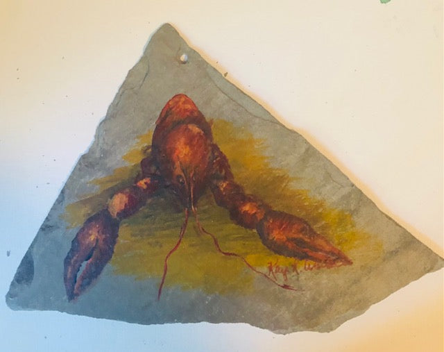 "Triangle Troubles" Slate with Easel
