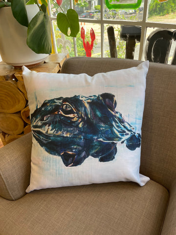 "LA Alligator" Pillow