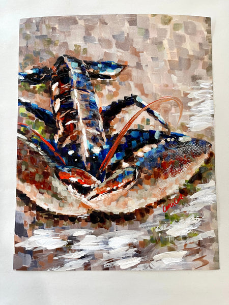 "Lobster Blues" Enhanced Print 11x14