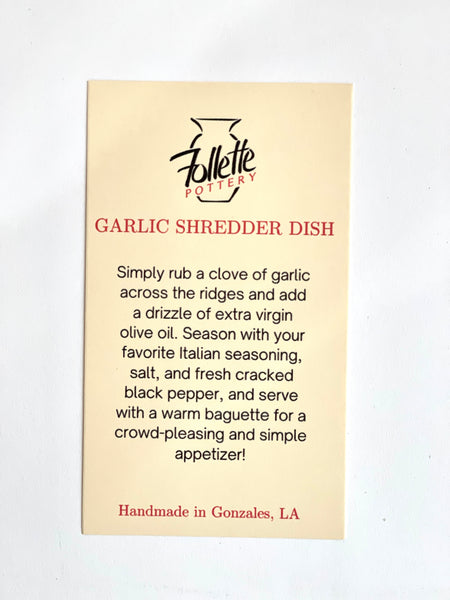 Garlic Shredder Gift Set