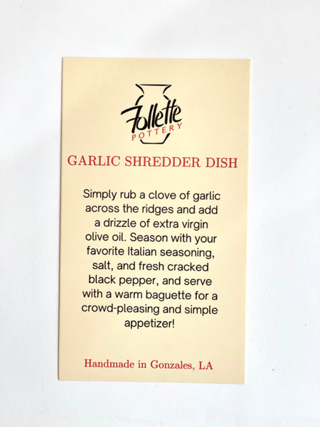 Garlic Shredder Gift Set