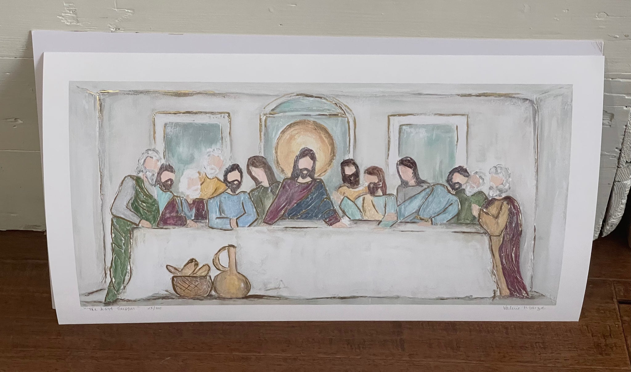 "The Last Supper" Embellished Print