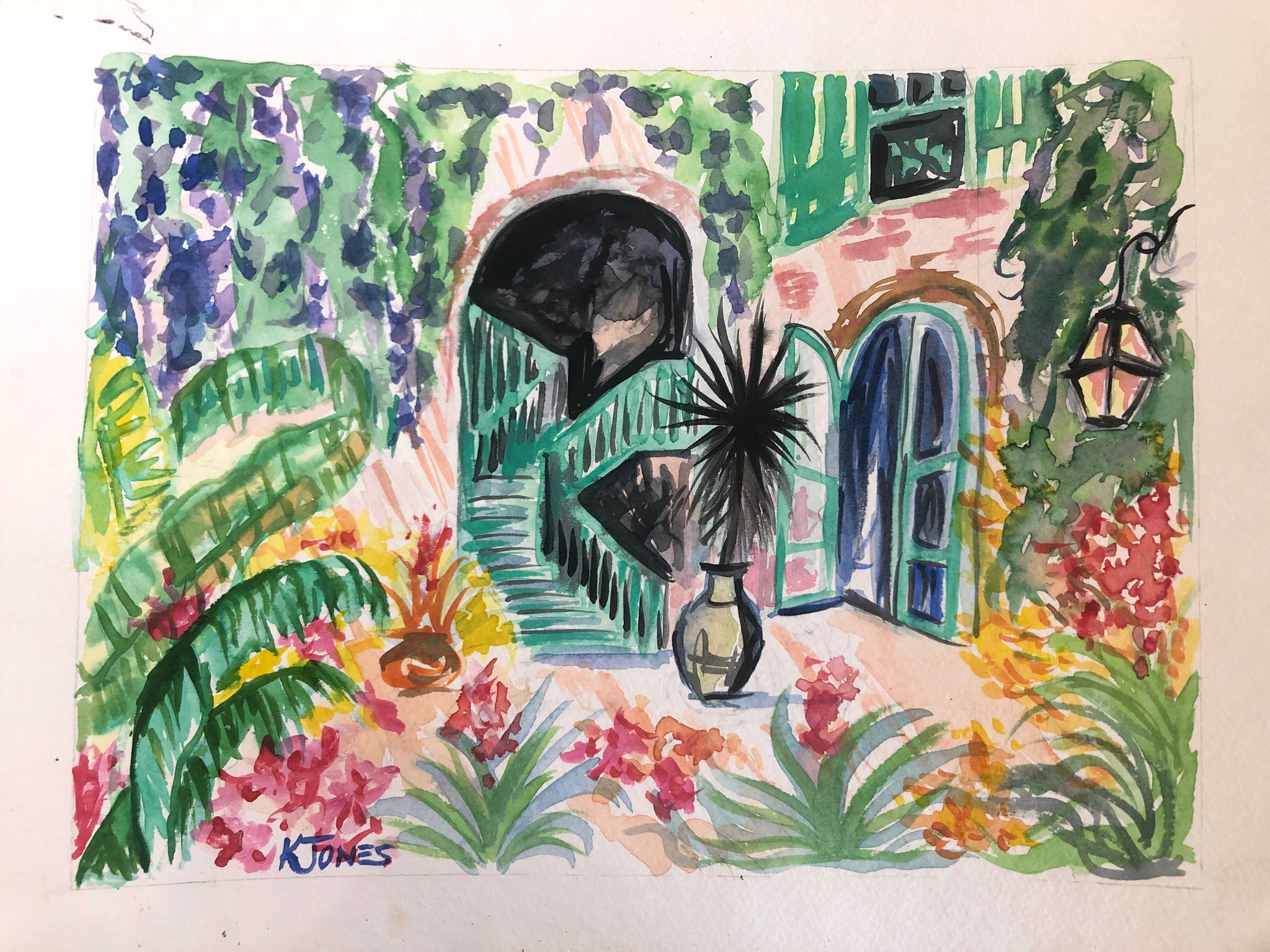 "Brutalour Courtyard" Print 11 x 14