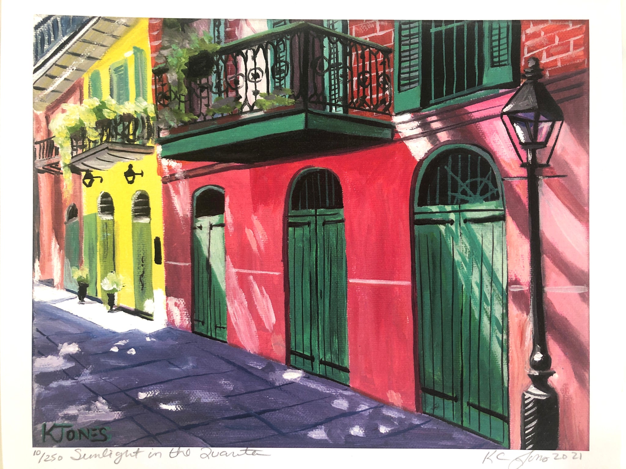 "Sunlight in the Quarter" Print 8 x 10