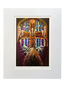 "It Is Well With My Soul" Matted Collage Print