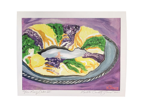 "King Cake III" Art Print 8x10