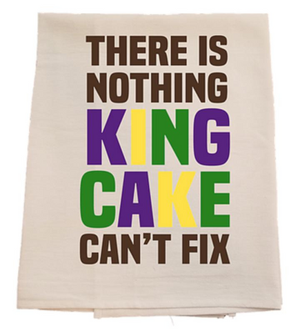 King Cake Tea Towel