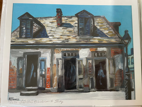 "Lafitte's Blacksmith Shop" Art Print 8x10