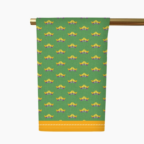 Louisiana Crowns Tea Towel - Mardi Gras
