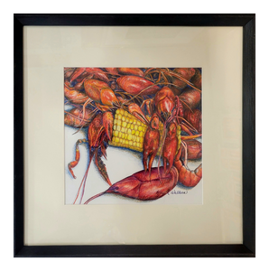 "Corn Porn" Framed Original Art, 12x12