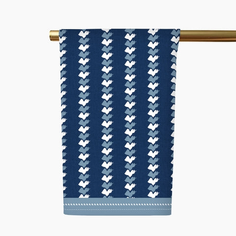 Louisiana Stripe Tea Towel - Navy