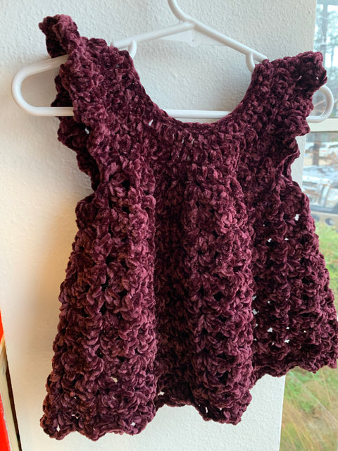 Handmade Crochet Baby Dress - 318 Art and Garden