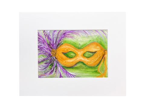 "Masquerade" Giclee Print with Mat (8"x10")