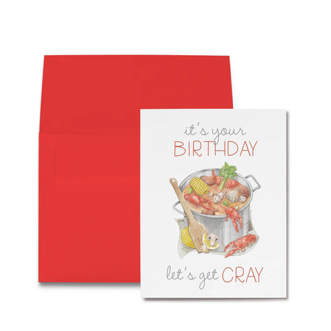 Cray Birthday Greeting Card