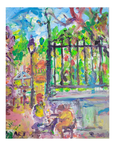 "Old Jackson Square" by Partick Sart 16x20