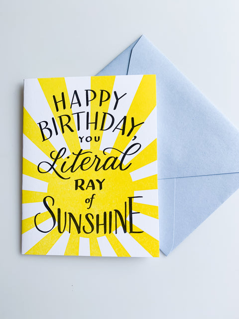 Ray of Sunshine Card