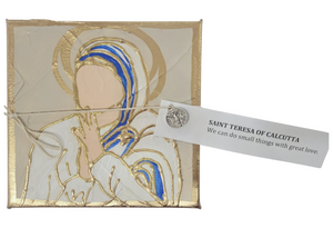 "Saint Teresa of Calcutta" Acrylic on Canvas 5x5