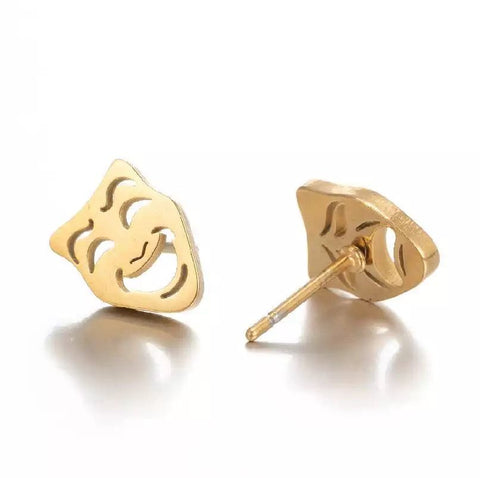 Small Comedy and Tragedy Earrings