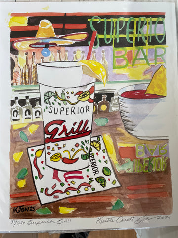 "Superior Grill" Art Print 8x10