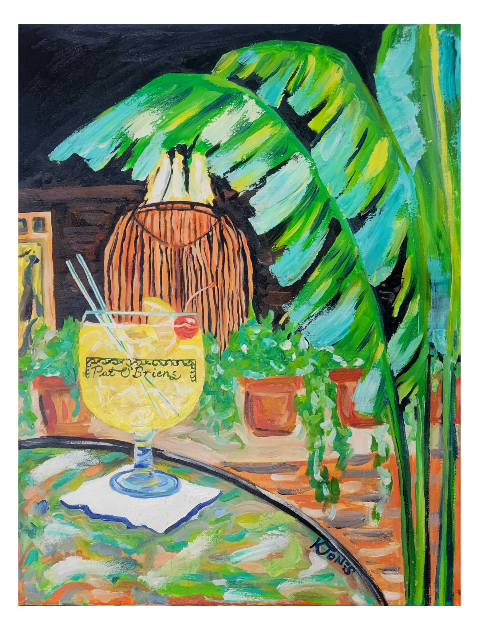"The Cyclone and Flaming Fountain" by Kristi Jones 16x20