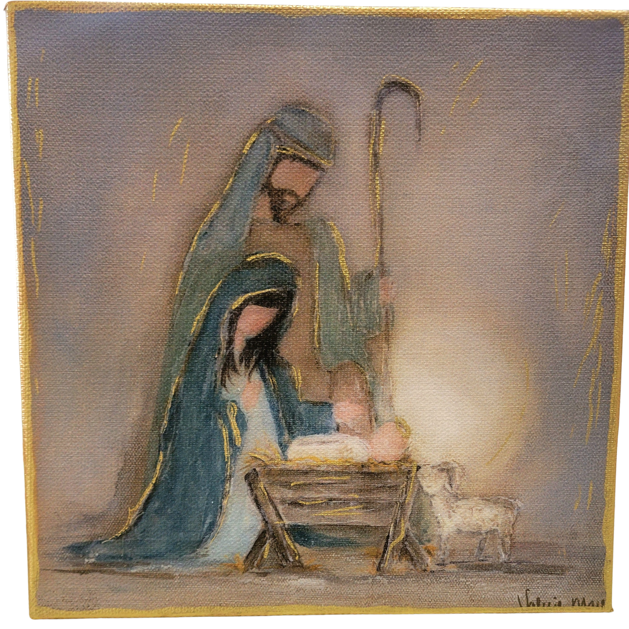 "The Holy Family" Canvas Fine Art Reproduction