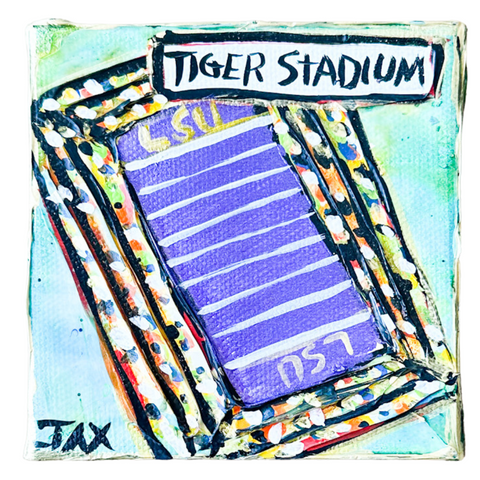 Tiger Stadium Mini Painting